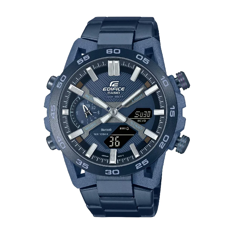 men's Cartier tritium design watches -CASIO EDIFICE ECB-2000CB-2ADF SOSPENSIONE MEN WATCH