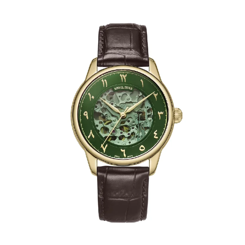 men's Seiko limited edition design watches -SOLVIL ET TITUS SPECIAL EDITION JAWI CLASSIC W06-03310-001 3 HANDS AUTOMATIC MEN WATCH