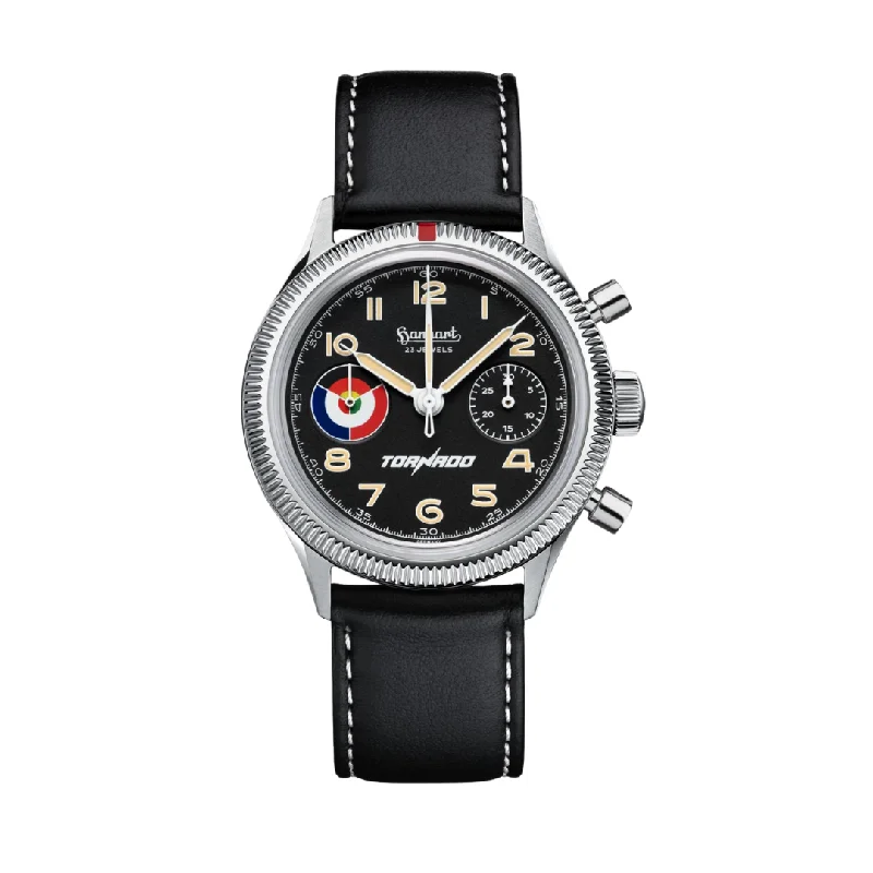 men's mechanical watches with day-night design -HANHART H701L.214-7010 417 ES TORNADO MAIDEN FLIGHT LIMITED EDITION MEN WATCH