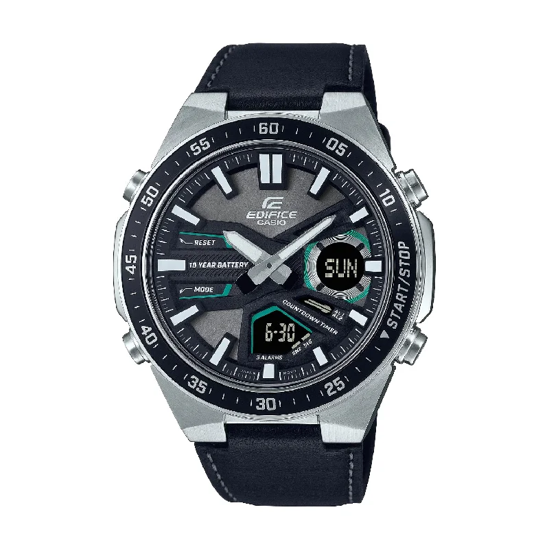 men's Cartier with silicone straps -CASIO EDIFICE EFV-C110L-1AVDF ANALOG DIGITAL MEN WATCH men's Cartier with silicone straps -CASIO EDIFICE EFV-C110L-1AVDF ANALOG DIGITAL MEN WATCH