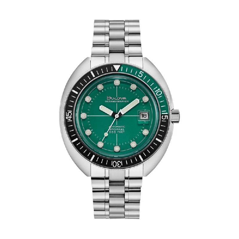men's digital watches with tool-free strap change style -Devil Diver Green/Black