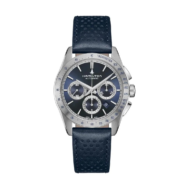 men's GMT watches with double-domed design -Jazzmaster Performer Chronograph 42mm Blue Dial men's GMT watches with double-domed design -Jazzmaster Performer Chronograph 42mm Blue Dial
