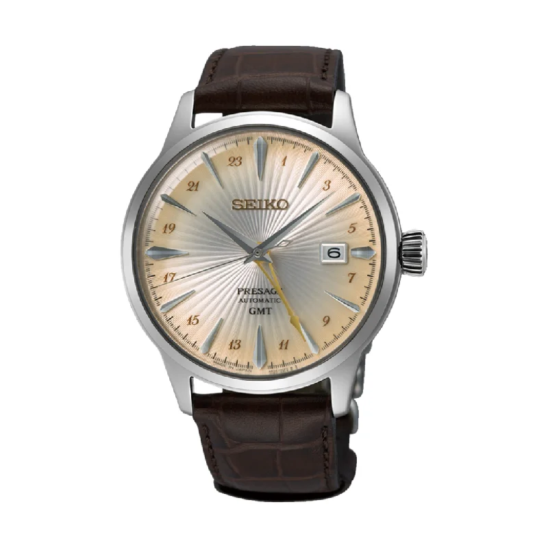 men's Seiko commemorative edition watches -SEIKO PRESAGE SSK041J1 ‘ACACIA’ COCKTAIL TIME GMT MEN WATCH men's Seiko commemorative edition watches -SEIKO PRESAGE SSK041J1 ‘ACACIA’ COCKTAIL TIME GMT MEN WATCH