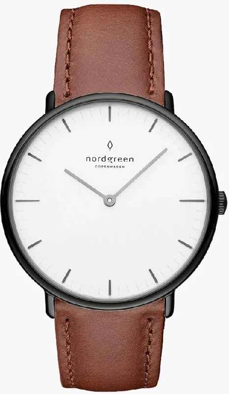 women's mechanical watches with personalized engraving design -Nordgreen Native