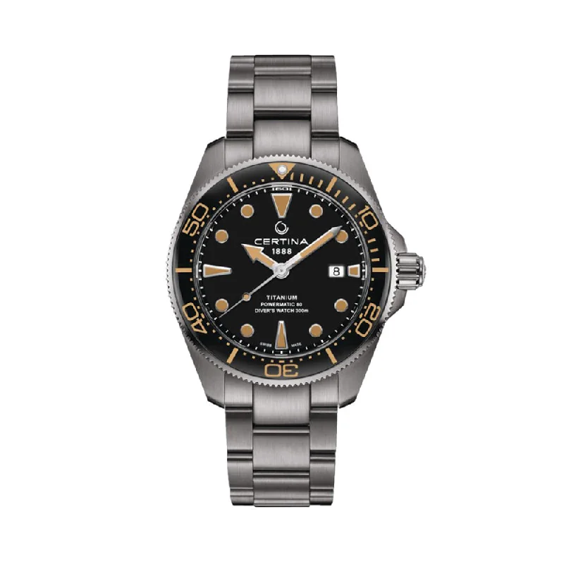 men's pilot watches with self-winding design -DS ACTION DIVER 43 Titanium