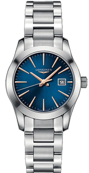women's Longines with Swiss SuperLuminova display function -Longines Conquest Classic Ladies women's Longines with Swiss SuperLuminova display function -Longines Conquest Classic Ladies