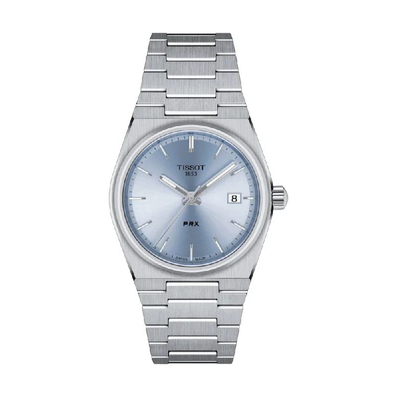 men's field watches with sleek design -PRX 35mm Quartz Light Blue Dial