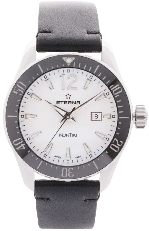 Eterna watches for petite wrists-Eterna Lady KonTiki Diver Quartz D