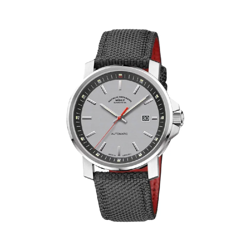 men's field watches with quick-release style straps -29er Big Silver Dial, 42 mm