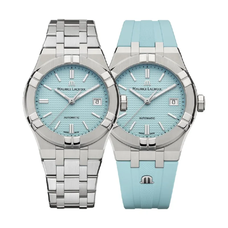 men's dive watches with timer style -Aikon Automatic Limited Summer Edition 39 mm - Turquoise
