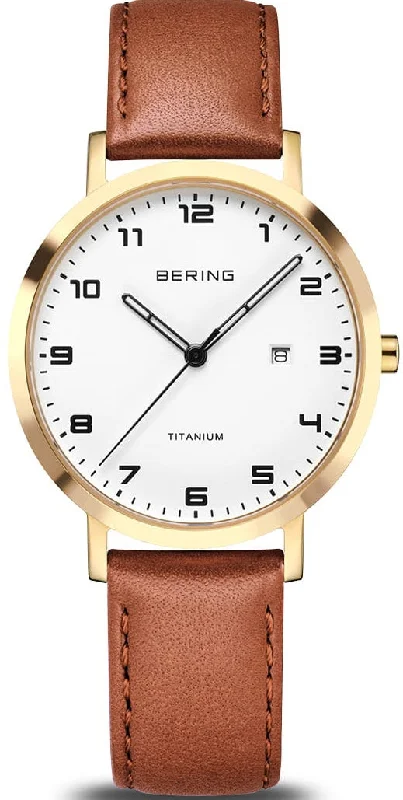 women's Bering manual design watches -Bering Titanium Ladies