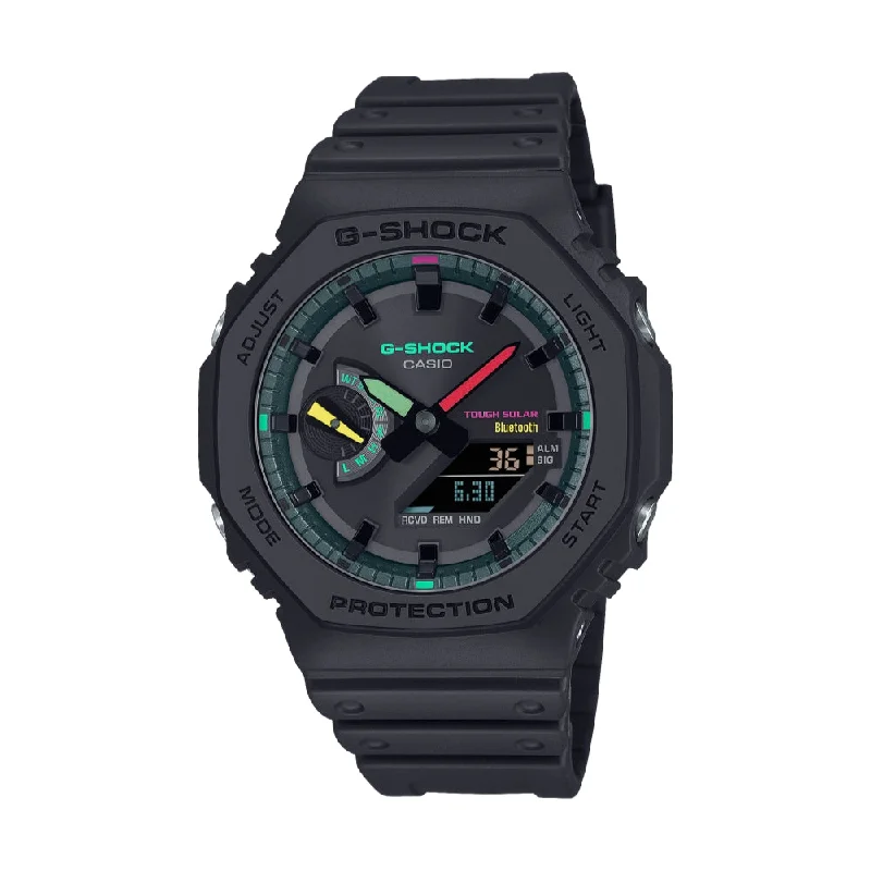men's GMT watches with magnifying style design -GAB2100MF-1A (Solar)