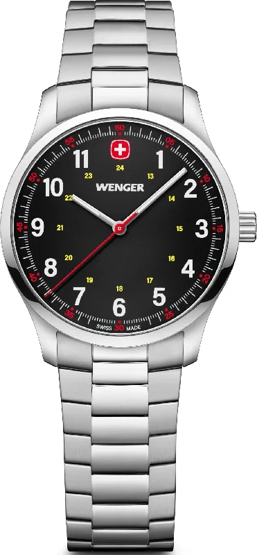 women's mechanical watches with solar design -Wenger City Sport 34