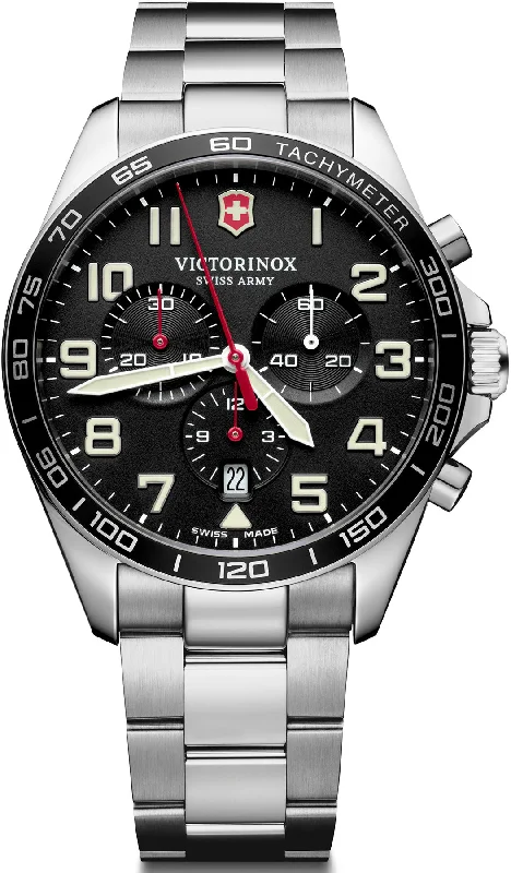 men's mechanical watches with chronograph display function -Victorinox Fieldforce Chrono