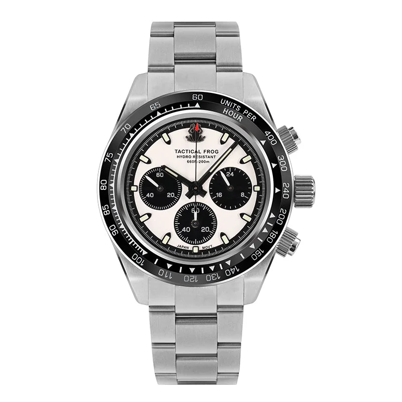 men's chronograph watches with canvas style straps for hiking -Tactical Frog VS75 Solar Chronograph Watch V2 men's chronograph watches with canvas style straps for hiking -Tactical Frog VS75 Solar Chronograph Watch V2