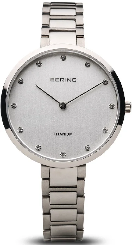 women's Bering with silicone straps -Bering Titanium Ladies