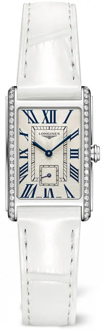 women's Longines with fabric style straps for casual wear -Longines DolceVita Ladies women's Longines with fabric style straps for casual wear -Longines DolceVita Ladies