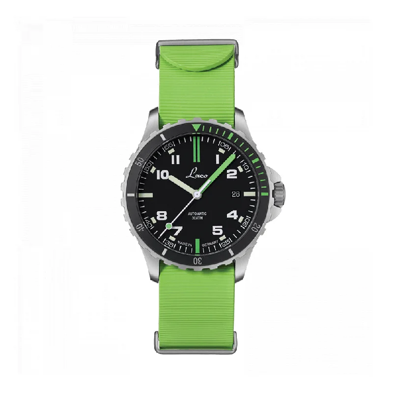 men's automatic dive watches -Sport Amazonas RB Automatic 39mm - Black on Rubber Strap