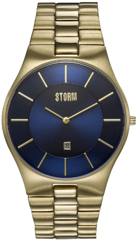 women's Storm for formal events -Storm Slim-X XL Gold Blue