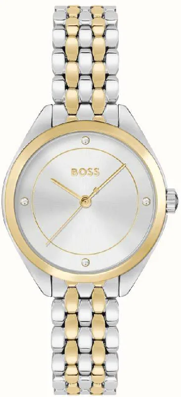 women's mechanical watches with cyclops design -Boss Mae Ladies