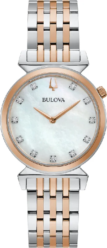 women's Bulova stainless steel watches -Bulova Watch Regatta Ladies