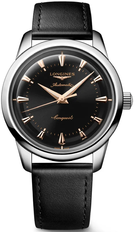 men's mechanical watches with sleek design -Longines Conquest Heritage Mens