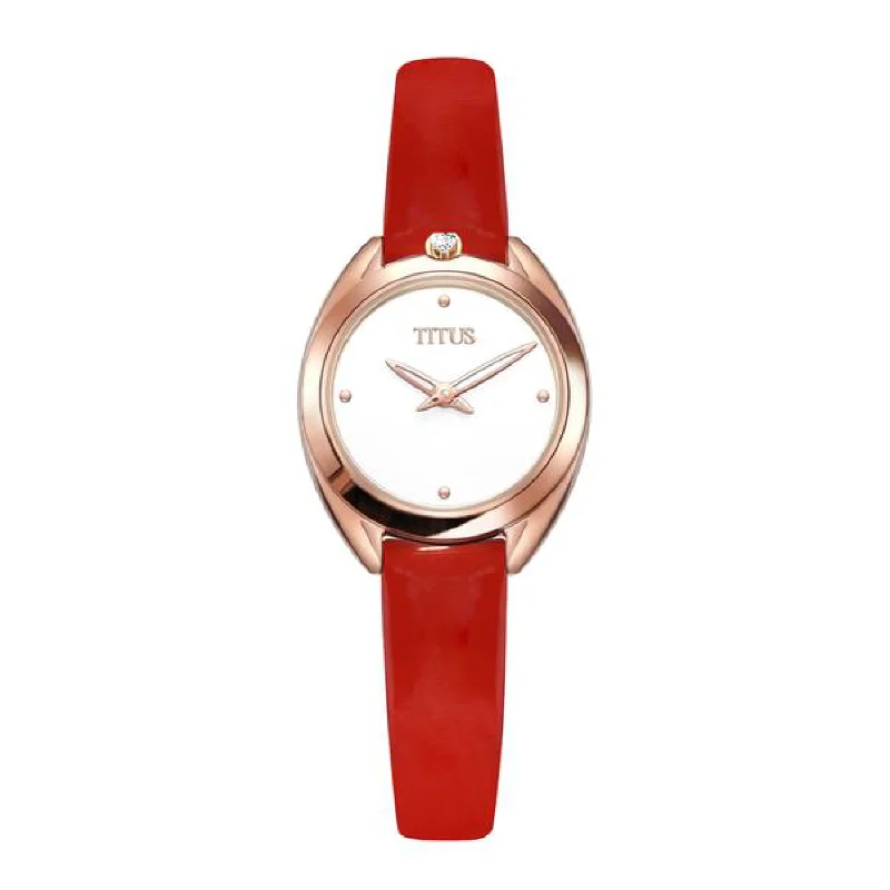 women's mechanical watches with perpetual calendar design -SOLVIL ET TITUS RING & KNOT W06-03133-003 2 HANDS QUARTZ WOMEN WATCH