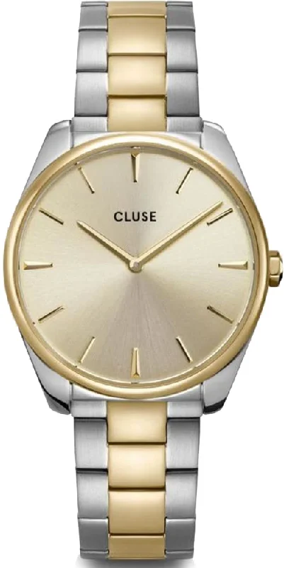 women's mechanical watches with interchangeable style straps -Cluse Feroce Ladies