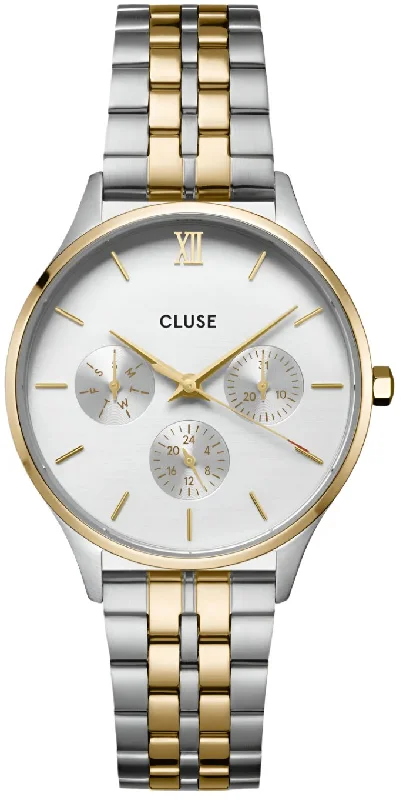 women's mechanical watches with luminescent design -Cluse Minuit Ladies
