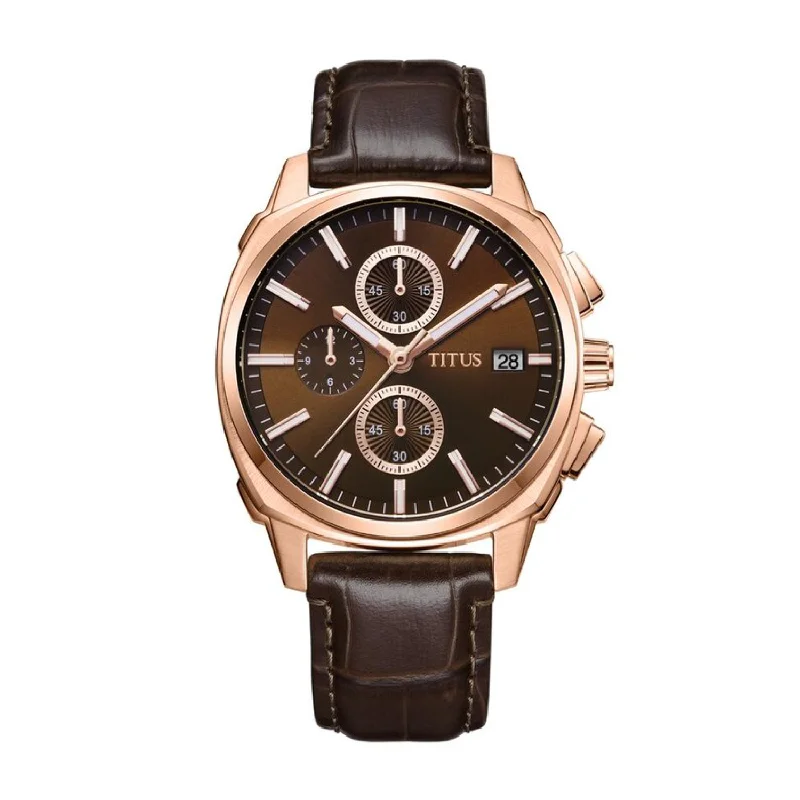 men's digital watches with self-winding display function -SOLVIL ET TITUS MODERNIST W06-03308-007 CHRONOGRAPH QUARTZ MEN WATCH