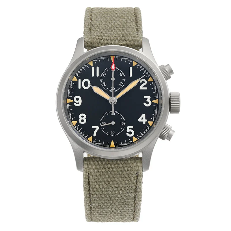 men's chronograph watches for boating enthusiasts -Militado Retro VK61 Quartz Chronograph Watch men's chronograph watches for boating enthusiasts -Militado Retro VK61 Quartz Chronograph Watch