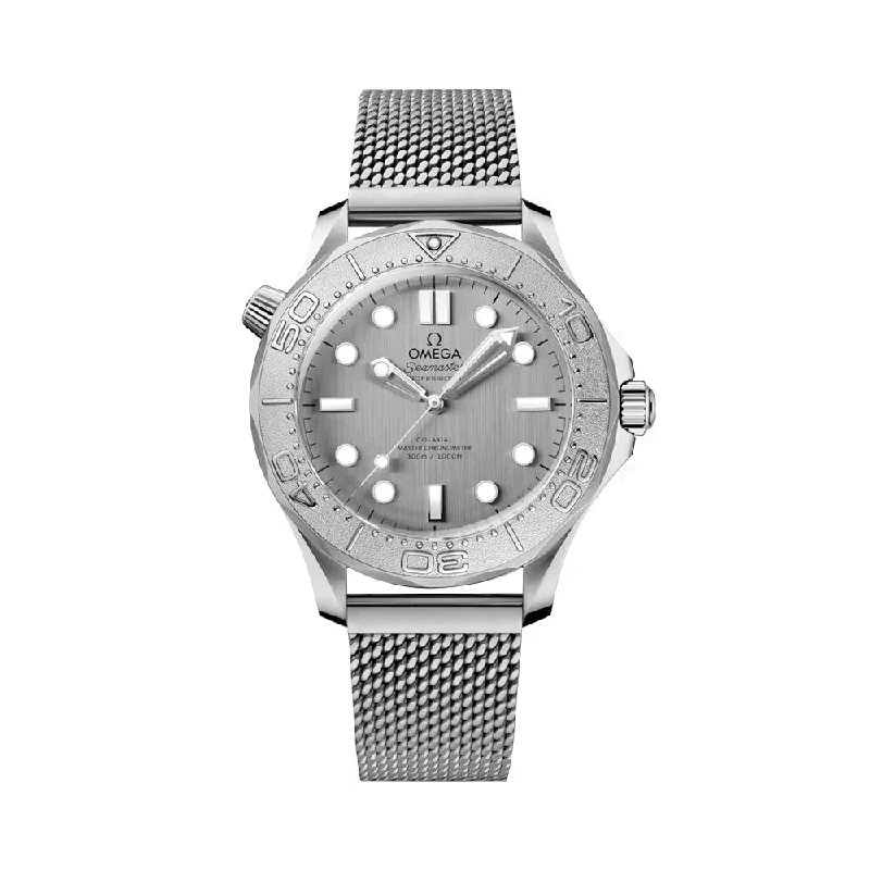 men's pilot watches with tool-free strap change -Seamaster Diver 300M Titanium Bezel 42mm - Grey on Bracelet men's pilot watches with tool-free strap change -Seamaster Diver 300M Titanium Bezel 42mm - Grey on Bracelet