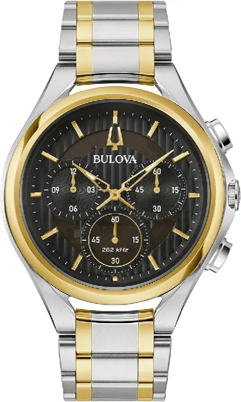 men's mechanical watches with flat design -Bulova Curv Mens