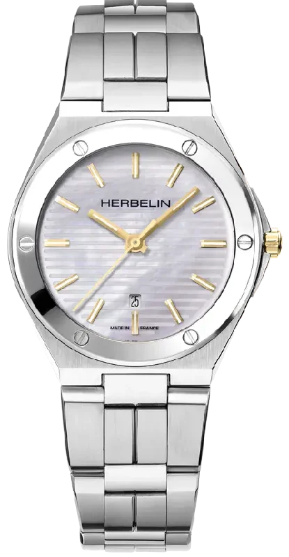 women's mechanical watches with perpetual calendar design -Herbelin Cap Camarat