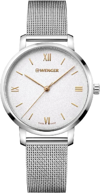 women's mechanical watches with perpetual calendar design -Wenger Watch Metropolitan Donnissima Ladies