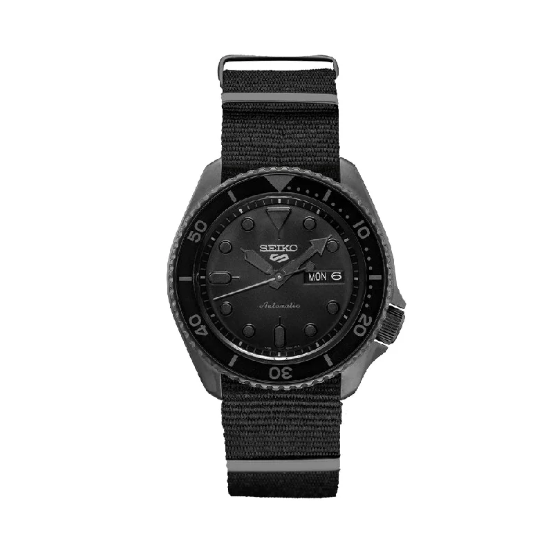 limited-edition dress-SRPD79 5 Sports 42.5mm - Black on Fabric Strap