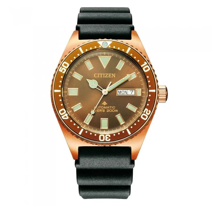 men's dive watches with triple time zone -CITIZEN NY0125-08W PROMASTER MARINE DIVER MEN WATCH