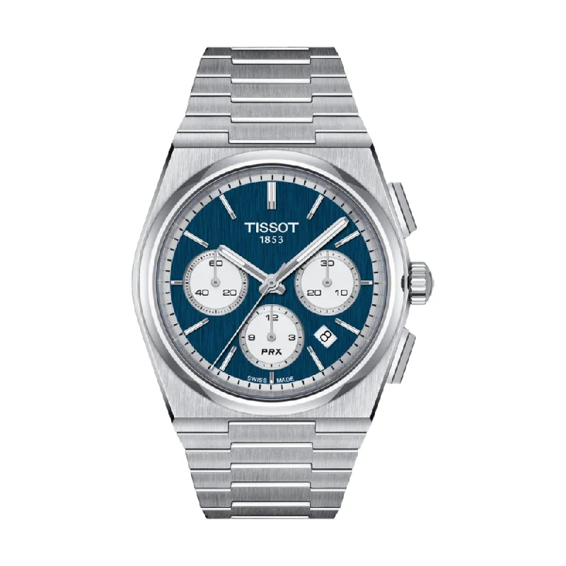 men's field watches with durable design -PRX Chronograph Blue 42mm