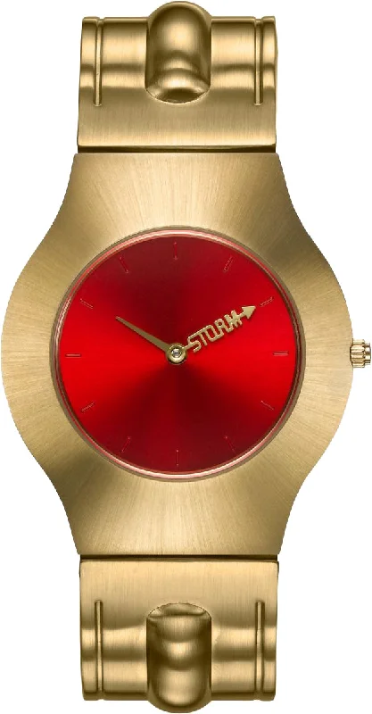 women's Storm gold tone watches -Storm Watch New Ion Gold Red