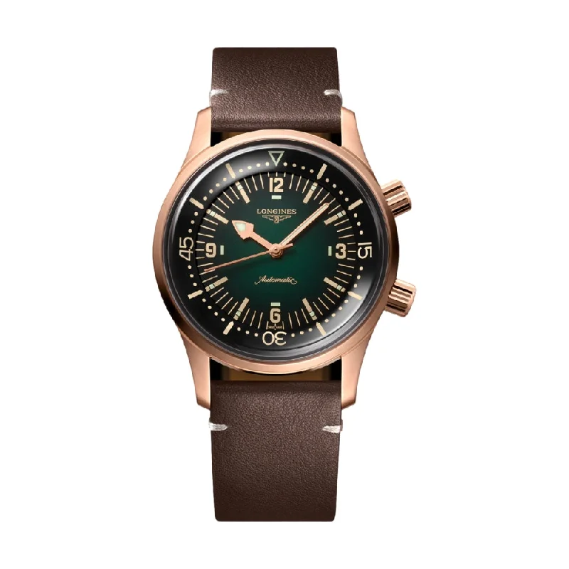 men's chronograph watches with manual design -Legend Diver Watch Bronze