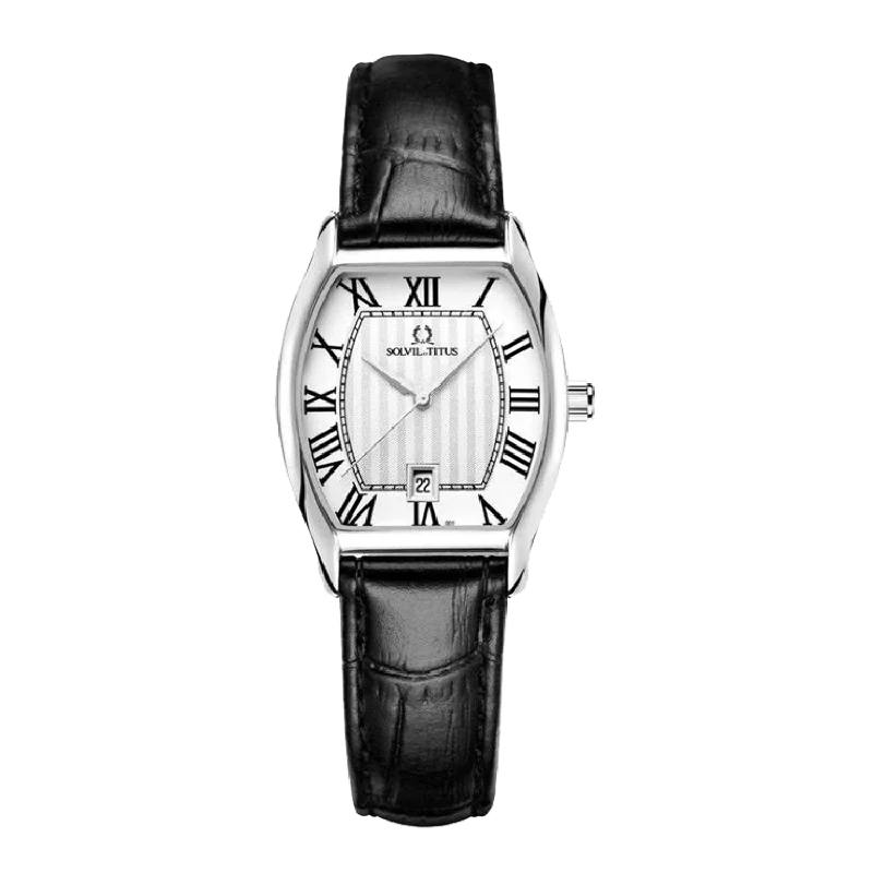 women's mechanical watches with dual time zone design -SOLVIL ET TITUS BARISTA W06-02825-001 3 HANDS DATE QUARTZ WOMEN WATCH women's mechanical watches with dual time zone design -SOLVIL ET TITUS BARISTA W06-02825-001 3 HANDS DATE QUARTZ WOMEN WATCH