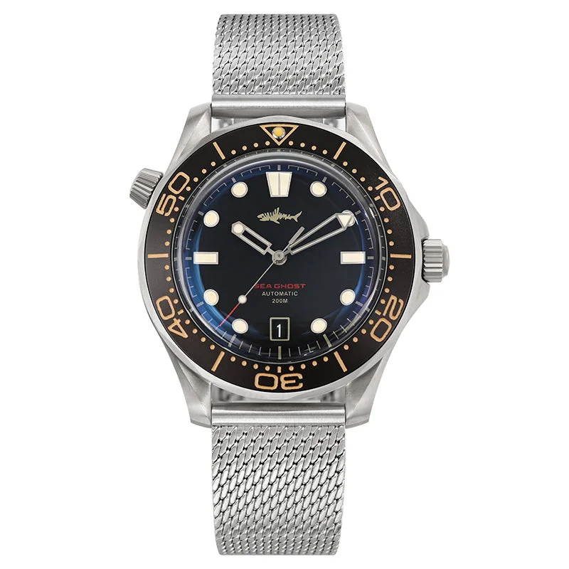 men's waterproof dive watches -V2 Heimdallr Titanium 007 Edition NTTD Dive Watch