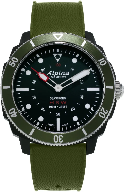 Mens Smart Watches GPS Navigation-Alpina Watch Seastrong Horological Smartwatch
