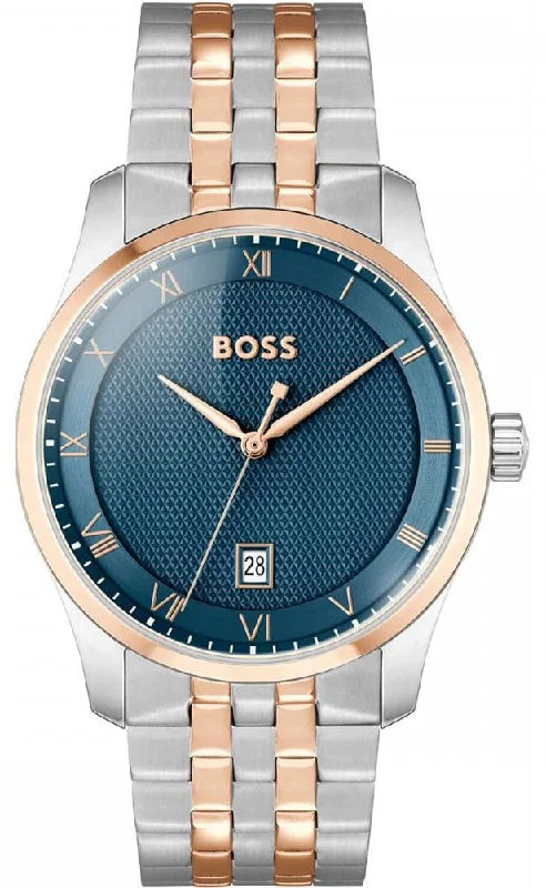 men's mechanical watches with automatic display function -Boss Principle Mens D