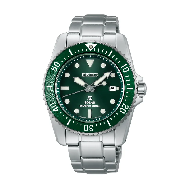 men's dive watches with hand-wound movement -SEIKO PROSPEX SNE583P1 COMPACT SOLAR SCUBA DIVER MEN WATCH