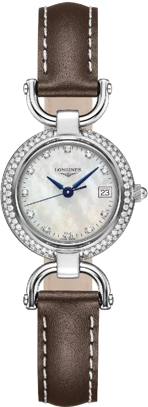 women's Longines with polyurethane straps -Longines Watch Equestrian Ladies
