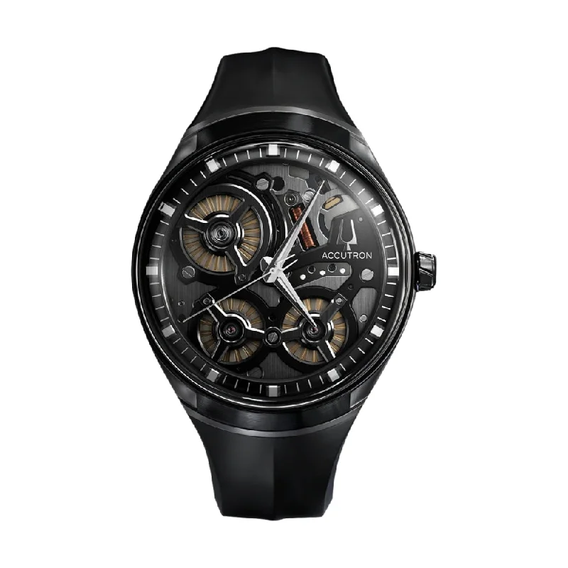 annual-calendar dresswatches-DNA Electrostatic 45.1mm - Black on Rubber Strap