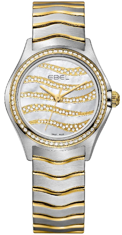 Ebel women's watches with elegant dial design-​Ebel Watch Wave Ladies