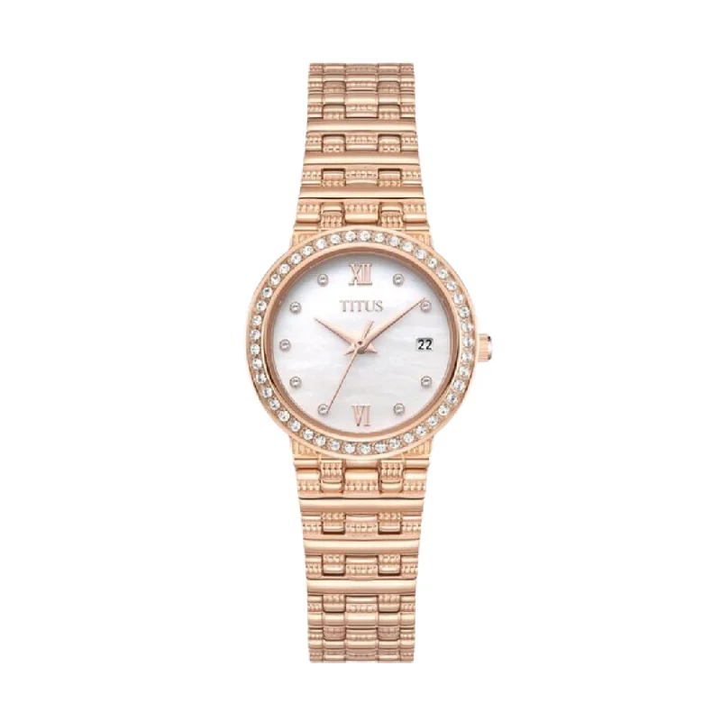 women's automatic mechanical watches -SOLVIL ET TITUS FAIR LADY W06-03320-003 3 HANDS DATE QUARTZ WOMEN WATCH
