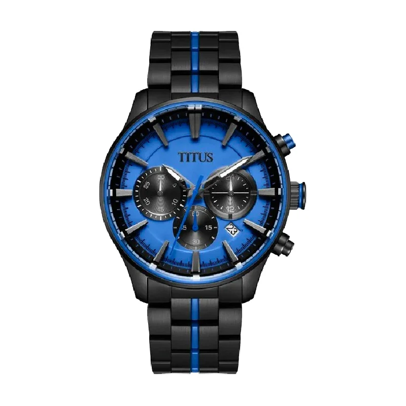 men's digital watches with vibration alert display function -SOLVIL ET TITUS SABER W06-03282-004 CHRONOGRAPH QUARTZ MEN WATCH